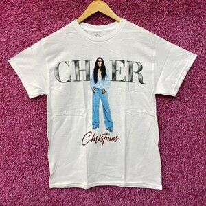 Cher Christmas Short Sleeve Graphic T-Shirt Medium